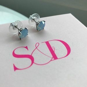 BLACK FRIDAY SALE Stella & Dot Sparkle Stud (White Opal)